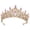 F, variant on Silver Tiara Crown Headband Princess Elegant Crowns with combs for Women Carnival Birthday Crystal Queen Rhinestone Hair Accessories Wedding Brides