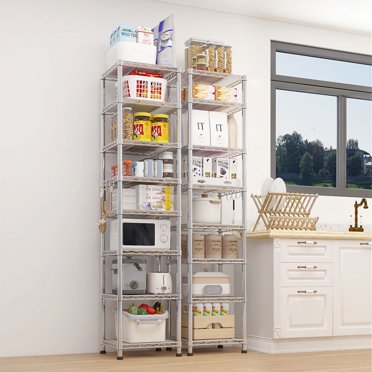 Ironton 4-Tier Storage Shelving, 77in.W x 72in.H x 24in.D - Walmart.com
