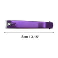 thumbnail image 4 of Unique Bargains 1 Pc Large Nail Clippers Toenail Clippers Purple, 4 of 6