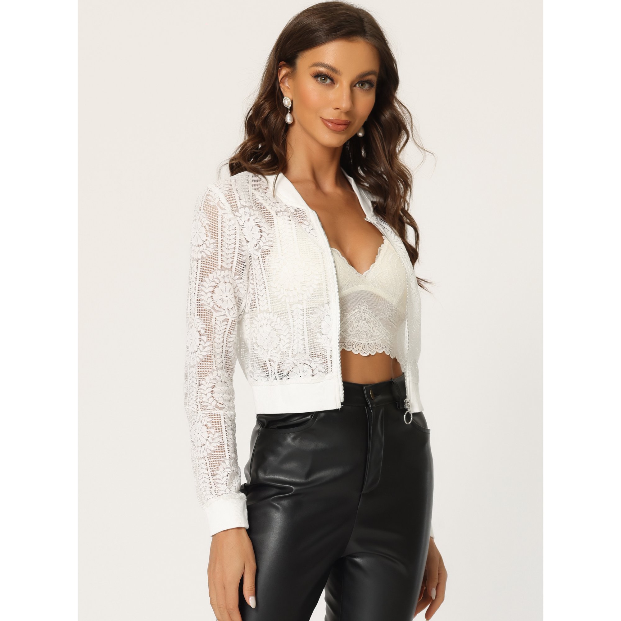 Haut Cropped Sans Manches Express - Dentelle Doublée, Fermeture éclair Métal, Taille XS - Occasion En Excellent état