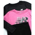 thumbnail image 2 of Conjunto de ropa New Balance para niñas, camisetas y leggings de 3 piezas, 2 of 7