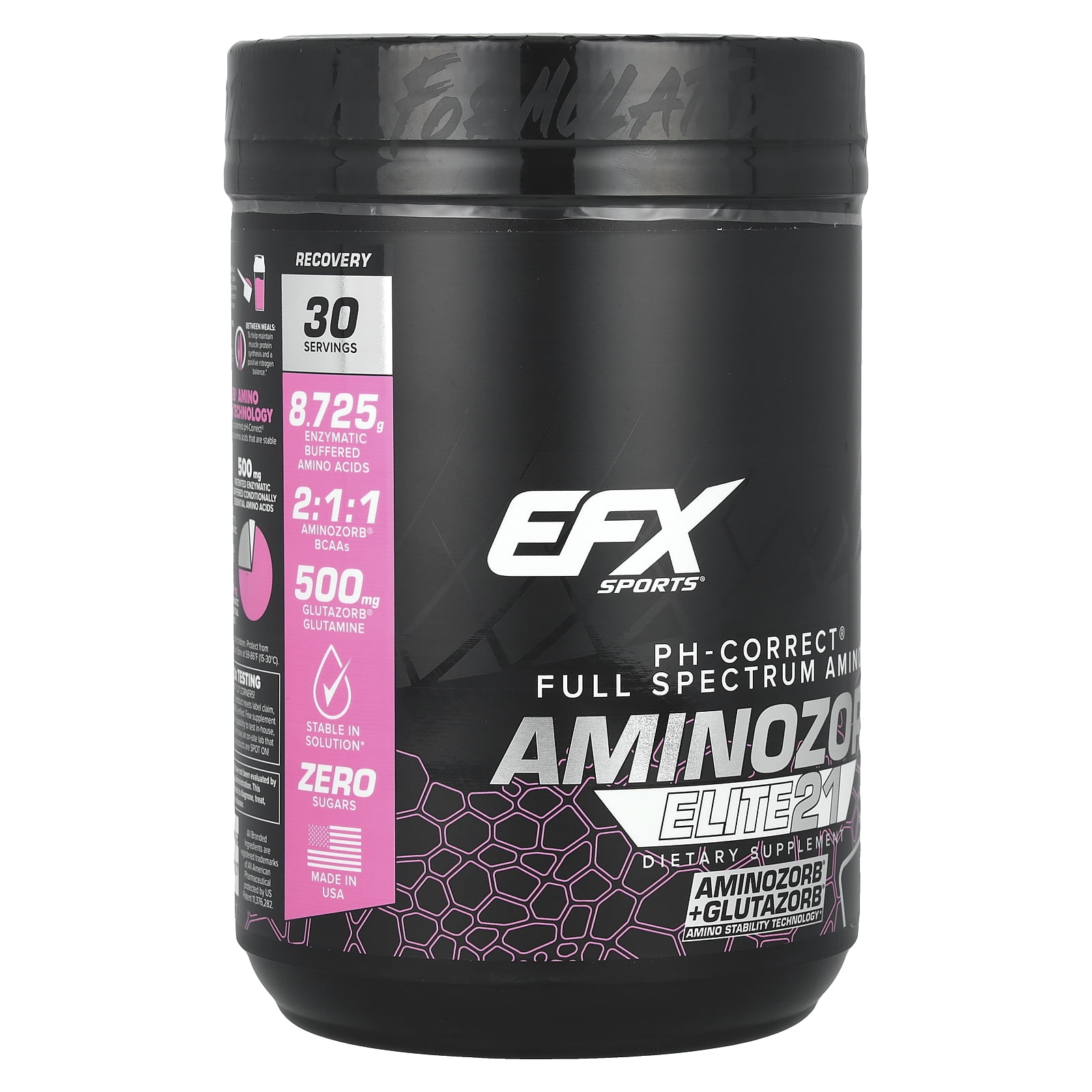 EFX Sports AminoZorb® Elite 21, Pink Bubblegum, 13.76 oz (390 g