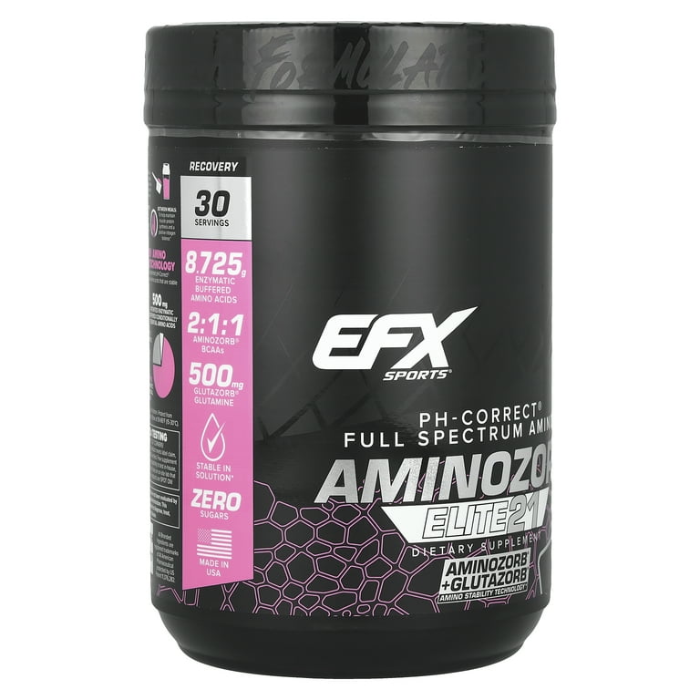 EFX Sports AminoZorb® Elite 21, Pink Bubblegum, 13.76 oz (390 g