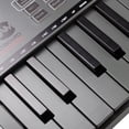 thumbnail image 3 of RockJam, Go Controlador de teclado MIDI USB y Bluetooth de 25 teclas con 8 pads de batería retroiluminados, 8 perillas, tamaño único (RJMK25), 3 of 5