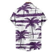 thumbnail image 5 of Mens Button Down Shirt Casual Summer Beach Blouse Plus Size Short Sleeve T Shirts, 5 of 5