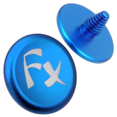 Fotodiox Shutter-Button-FX-Blue 12 mm Soft Shutter Release Anodized Aluminum Concave Button for Camera Blue