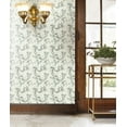 thumbnail image 2 of Papier Peint Fleuri Gris, Blanc Vieilli, 2 of 2