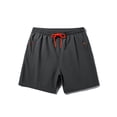 thumbnail image 3 of Hanerdun Men Swim Trunks Male Waterproof Beach Shorts Quick Dry Pocket Swimwear Dark Gray 2XL, 3 of 7