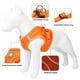 thumbnail image 4 of Juego de arnés y correa para perros, arnés de chaleco de malla para cachorros, arneses reflectantes ajustables para mascotas para caminar al aire libre (naranja), 4 of 7