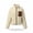 Beige, variant on SuTry Women's Fleece Jacket Stand Collar Full Zip Sherpa Texture Contrast Pocket Drop Shoulder Relaxed Fit Long Sleeve Winter Casual Daily Wear Outerwear