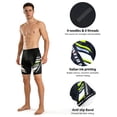 thumbnail image 4 of Sponeed Mens Biking Shorts Padded Bike Shorts for Men Mountain Bicycle Pants Cyclist Pad Shorts Green L, 4 of 8
