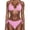 F-113Pink, variant on ZHOGXU Women's Swimsuits Two Piece Solid Color Halter Neck Separate Top And Shorts Comfortable Stylish Bkinini Sets Swimwear For Beach Pool,Yellow,Xl