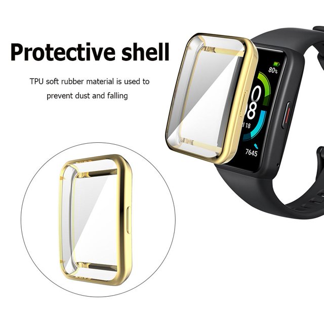 Funda de pulsera para Huawei Band 7 / Band 6 Pro / Honor Band 6 (Oro)