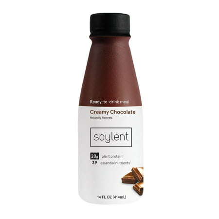 Soylent Single Creamy Chocolate Meal Replacement, 14 fl oz (best by 9/20/22)