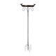 thumbnail image 1 of Baño para pájaros de metal, comedero para pájaros, de hierro, con 5 puntas y base de estaca, para balcón, jardín, patio trasero, terraza., 1 of 9