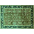 thumbnail image 1 of Ahgly Company Indoor Rectangle Oriental Turquoise Blue Industrial Area Rugs, 3' x 5', 1 of 4