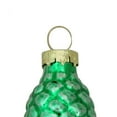 thumbnail image 3 of Whitehurst 56ct Green Shiny Finish Glass Christmas Pinecone Ornaments - 1.75" (45mm), 3 of 4