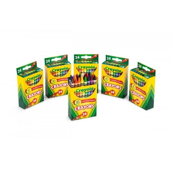 Crayola Crayons 24 Count, 6 Pack Bundle, Teacher Supplies, 144 Crayons
