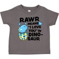 thumbnail image 3 of Inktastic Rawr Means I Love You in Dinosaur Valentine Boys or Girls Toddler T-Shirt, 3 of 5
