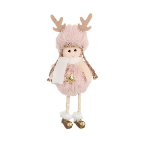 

Christmas Angel Plush Doll Pendant Xmas Tree Hanging Decoration Party Ornaments Christmas Doll Christmas Gift