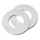 thumbnail image 1 of Juego de 2 discos de entrenamiento con pesas microfraccionadas de 0,25 kg, 0,5 kg, 0,75 kg y 1 kg Blanco 0.25kg, 1 of 9