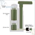 thumbnail image 2 of Bomba purificadora de agua con filtro de agua de carbono reemplazable de 0,01 micrones, 4 etapas de filtrado, equipo portátil de emergencia y supervivencia para exterioresarmygreen, 2 of 5