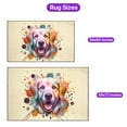 thumbnail image 5 of Golden Retriever Portrait Watercolor Vintage Retro Styles Indoor Rug Goldens Dog Lover Gifts Idea Carpet Living Bed Room Sofa Home Decor - 00001, 5 of 5