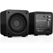 Audioengine S6 Powered 210 Watts Continuous Power Subwoofer, Black