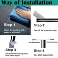 thumbnail image 4 of Universal Car Striping, Double Line Pin Stripe, Gold, Vinyl Sticker Roll, Waterproof, Scratch-proof, Self-adhesive, Easy To Install For Vehicle Body Upgrade And Fade-resistant, 4 of 6