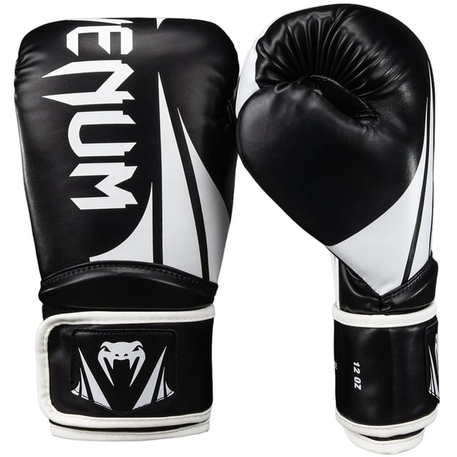Guantes de boxeo Venum Challenger 2.5 negro y blanco 8 oz