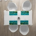 thumbnail image 3 of Ambesonne Cartoon Place Mats Set of 4, Sunk Ship Pirate, Standard Size, Teal and Yellow, 3 of 4