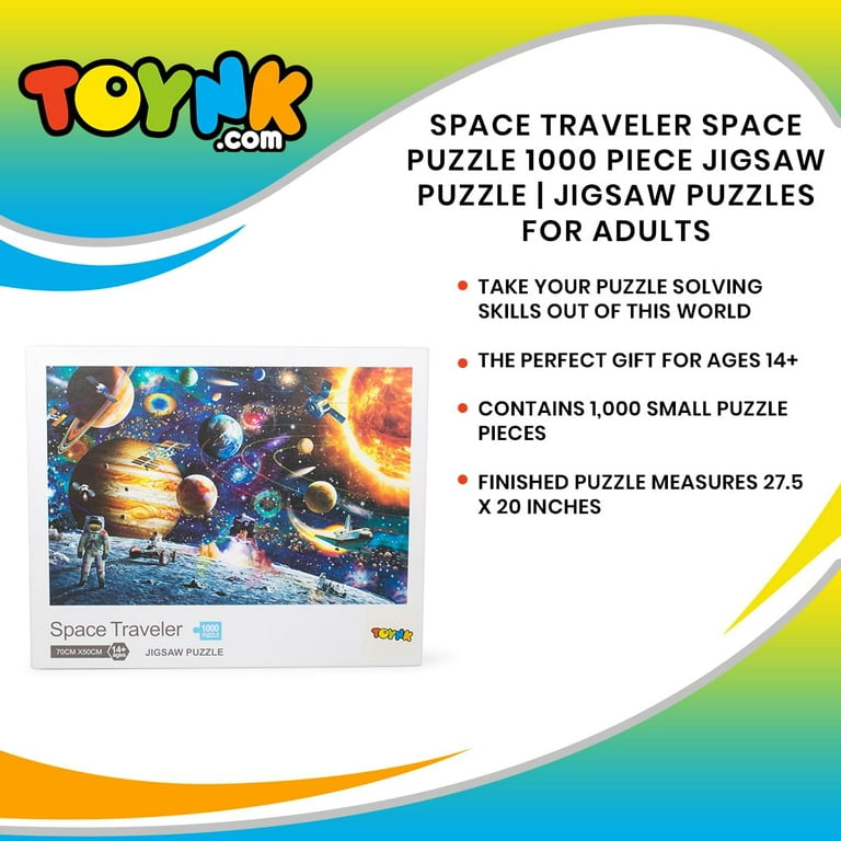 Jigsaw Puzzles 1000 Pieces for Adults and Kids, Space Traveler Adult  Puzzles, Planets in Space Puzzles for Fun