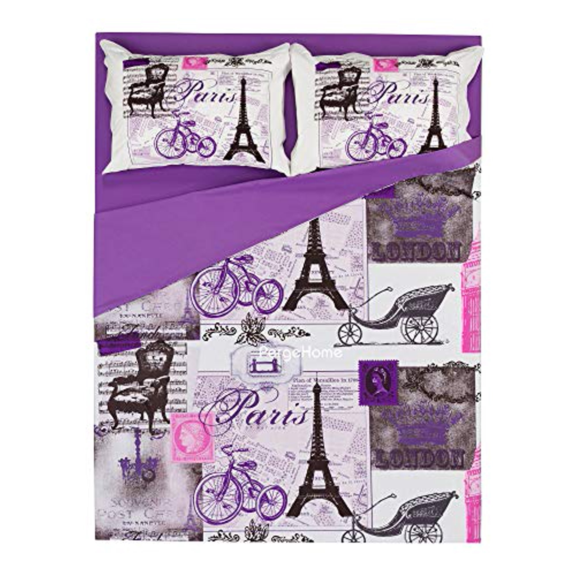 Deconation 100 Cotton Comforter Set Single Twin Full Size Paris