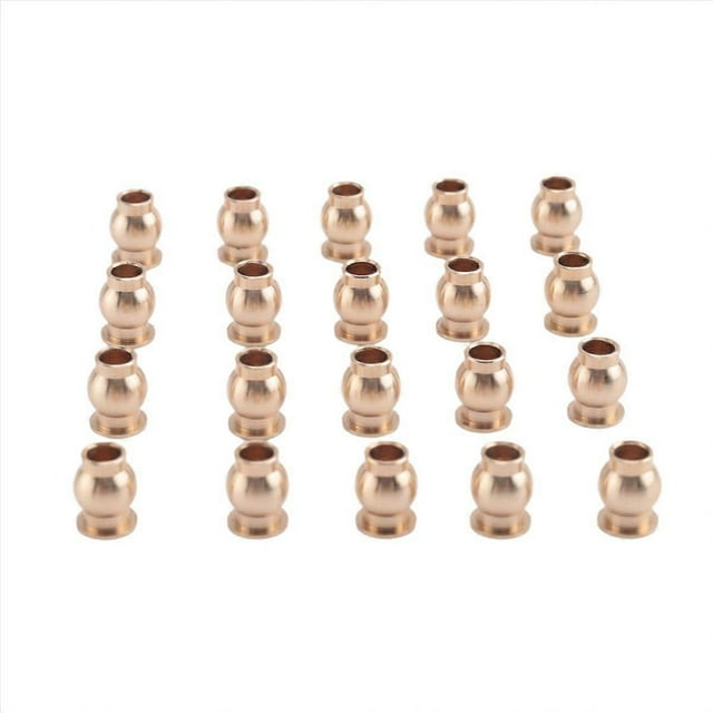 20Pcs M3 Link Rod Brass Ball Head Bearing Ends Joint Bolt Spare Parts