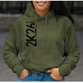 thumbnail image 2 of ThisWear Graduate Gifts High School Senior Gifts 2026 Graduation Gifts Class of 2K26 Pullover Hoodie Sweatshirt XL Military Green, 2 of 5
