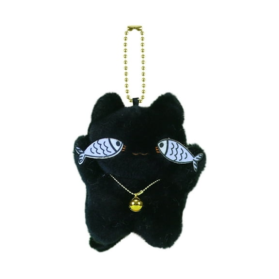 2026 New Cat Plush Toys, Stuffed Animals Toys Cat Soft Pillow Toys, Cute Animal Series Soft Stuffed, Best Birthday Gifts for Holiday Xmas Easter for Friend and Family (Cat, Black)