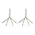 thumbnail image 4 of Eaton Tripp Lite Series Cat5e 350 MHz Solid Core (UTP) PVC Bulk Ethernet Cable - White, 1000 ft. (304.8 m), TAA - Bulk cable - 1000 ft - UTP - CAT 5e - solid - white, 4 of 6
