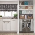 thumbnail image 5 of LALILO Kitchen Curtain Valance Ethnic Boho Traditional Rod Pocket Window Curtain 52"x 18" Set of 2, 5 of 5