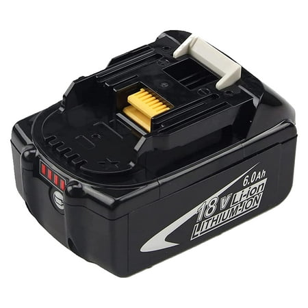 

6.0Ah BL1860B Replacement Battery Compatible with Makita 18V Battery BL1860B-2 BL1860 BL1850 BL1840 BL1830 LXT-400 Cordless Power Tools with LED Indicator