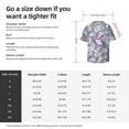 thumbnail image 5 of Kdxio Men's Hawaiian Shirt for Men Short Sleeve Shirt Lavender Flowers Summer Casual Holiday Beach Button Down T-Shirts, 5 of 7