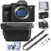 Sony Sony Alpha a7S III Full Frame Mirrorless Digital Interchangeable Lens Camera Body - Bundle with Strap, Sling, Extra Battery, Screen Protector, SD Card Case, Cleaning Kit