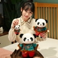 thumbnail image 6 of BQBQERT Realistic Panda Plushes Toy Cuddle Cushions for Kids and Adults Comforting Companions, 6 of 21