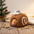 thumbnail image 7 of Plush Hamster House Small Animal Cage Small Pet Nest Pet Toy Hiding House Cute Desserts Cake Plush Hamster Bed for Rat, 7 of 7