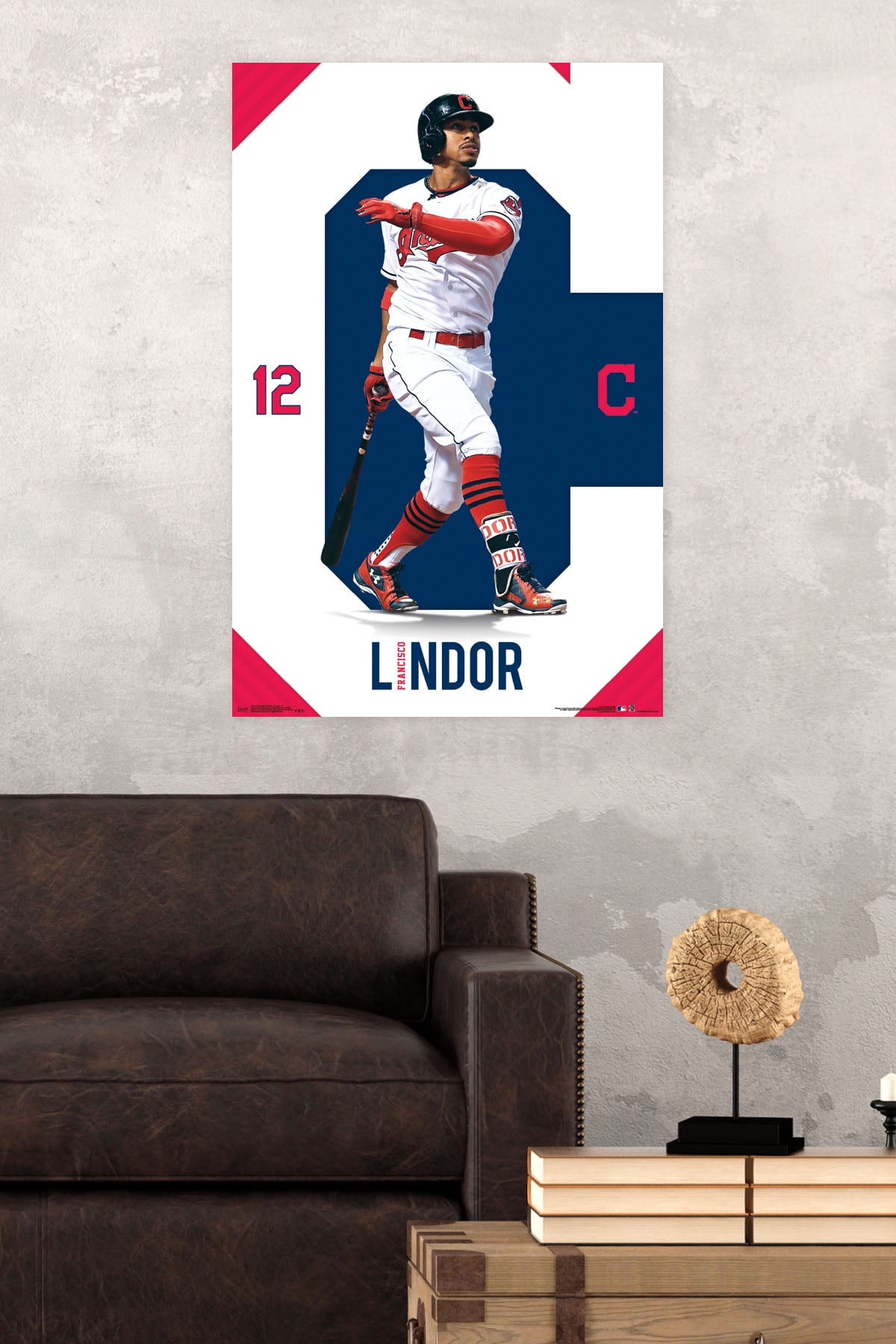 Download Cleveland Indians Francisco Lindor Fan Art Wallpaper