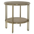 thumbnail image 4 of Uttermost Elise Round Brass Side Table, 4 of 5