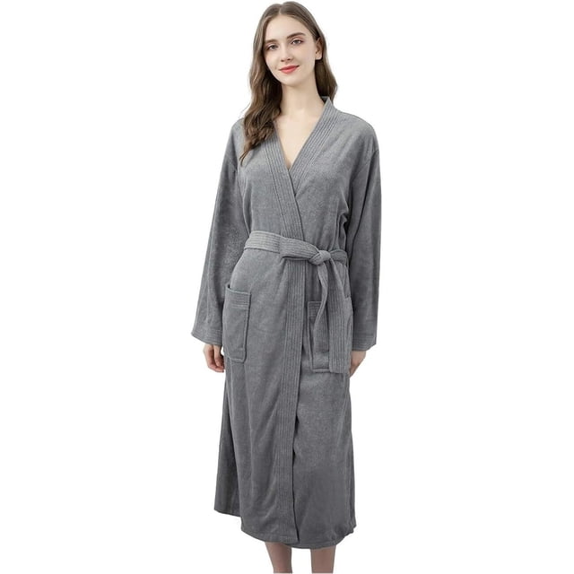 Bathrobe Robes Lightweight Robes For Women Towel Bathrobes Long Soft Absorbent Robes Spa Robe Bath Robe
