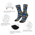 thumbnail image 3 of Honeii Funny Steam Train Print Children's Colorful Socks,Unisex Kids and Toddlers' Cushioned Sock,Kids Athletic Crew Socks,for Everyday Wear and Sports, 3 of 5