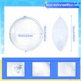thumbnail image 3 of Pelota de playa inflable transparente Zhanmai, transparente, 40 cm (6 unidades), 3 of 7