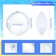 thumbnail image 3 of Pelota de playa inflable transparente Zhanmai, transparente, 40 cm (6 unidades), 3 of 7