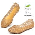 thumbnail image 5 of Ecetana Womens Jelly Sandals Ballet Shoes Lightweight Hollow Out Summer Beach Sandals, 5 of 7